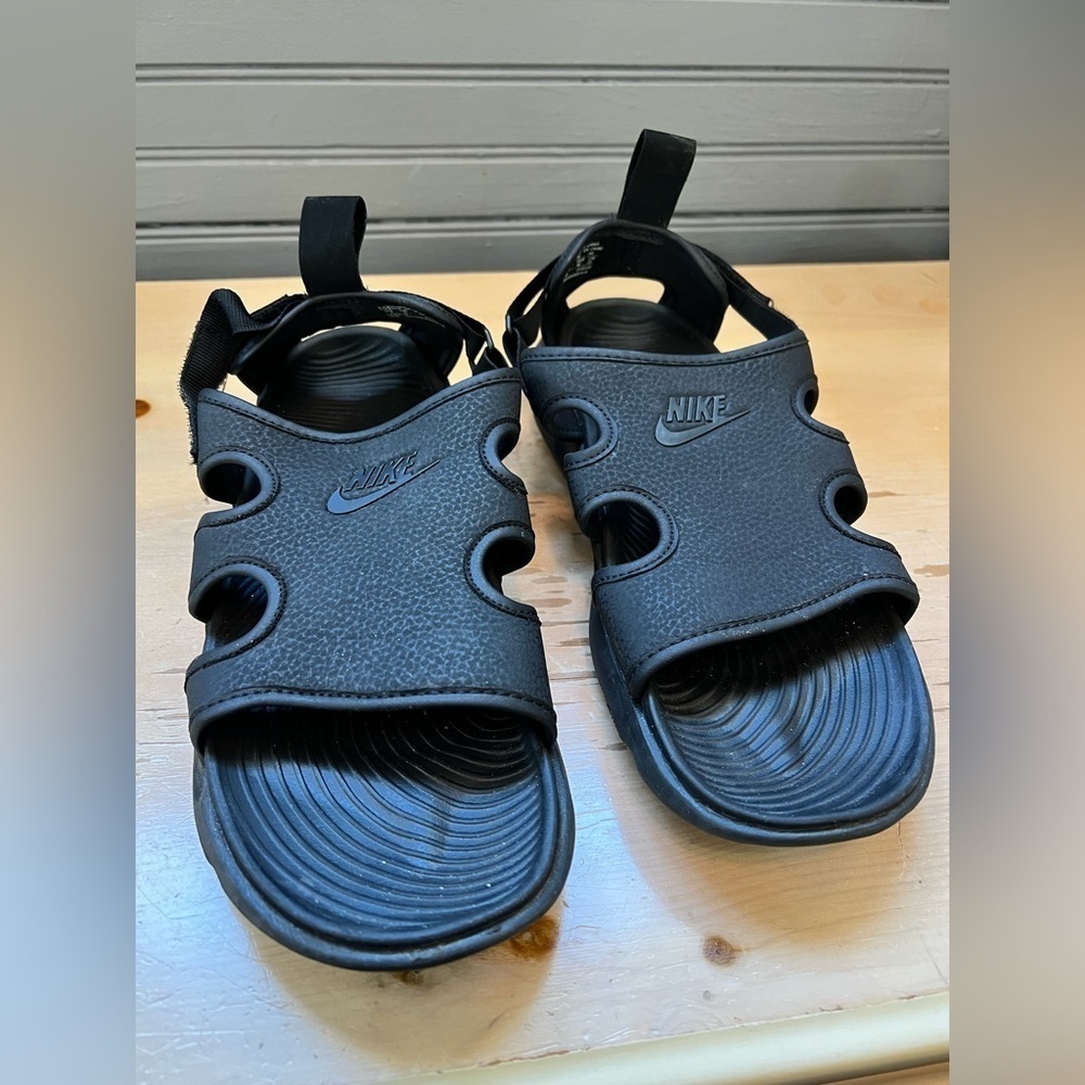 Nike Owaysis Men's Sandals Slippers Slides Flip Flops Black Size 7 - Picture 1 of 5